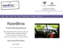 Tablet Screenshot of keenbros.com.au